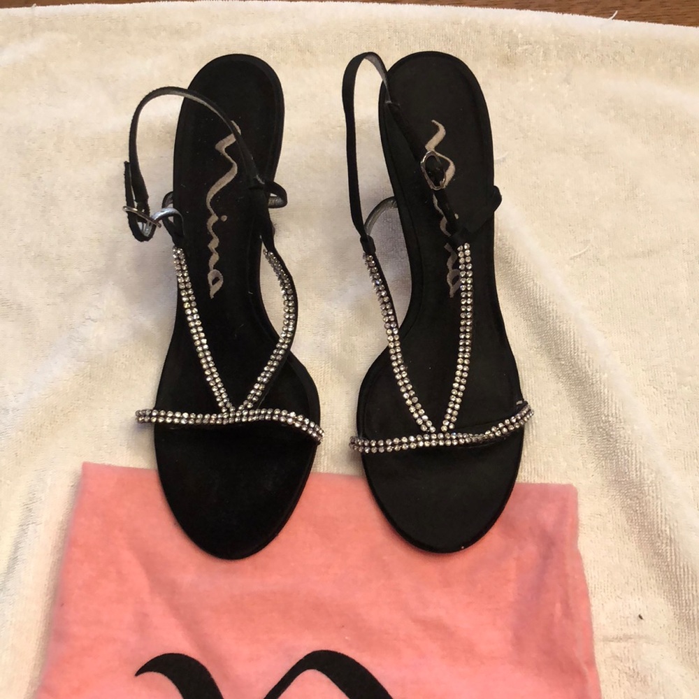 Nina - rhinestone shoes